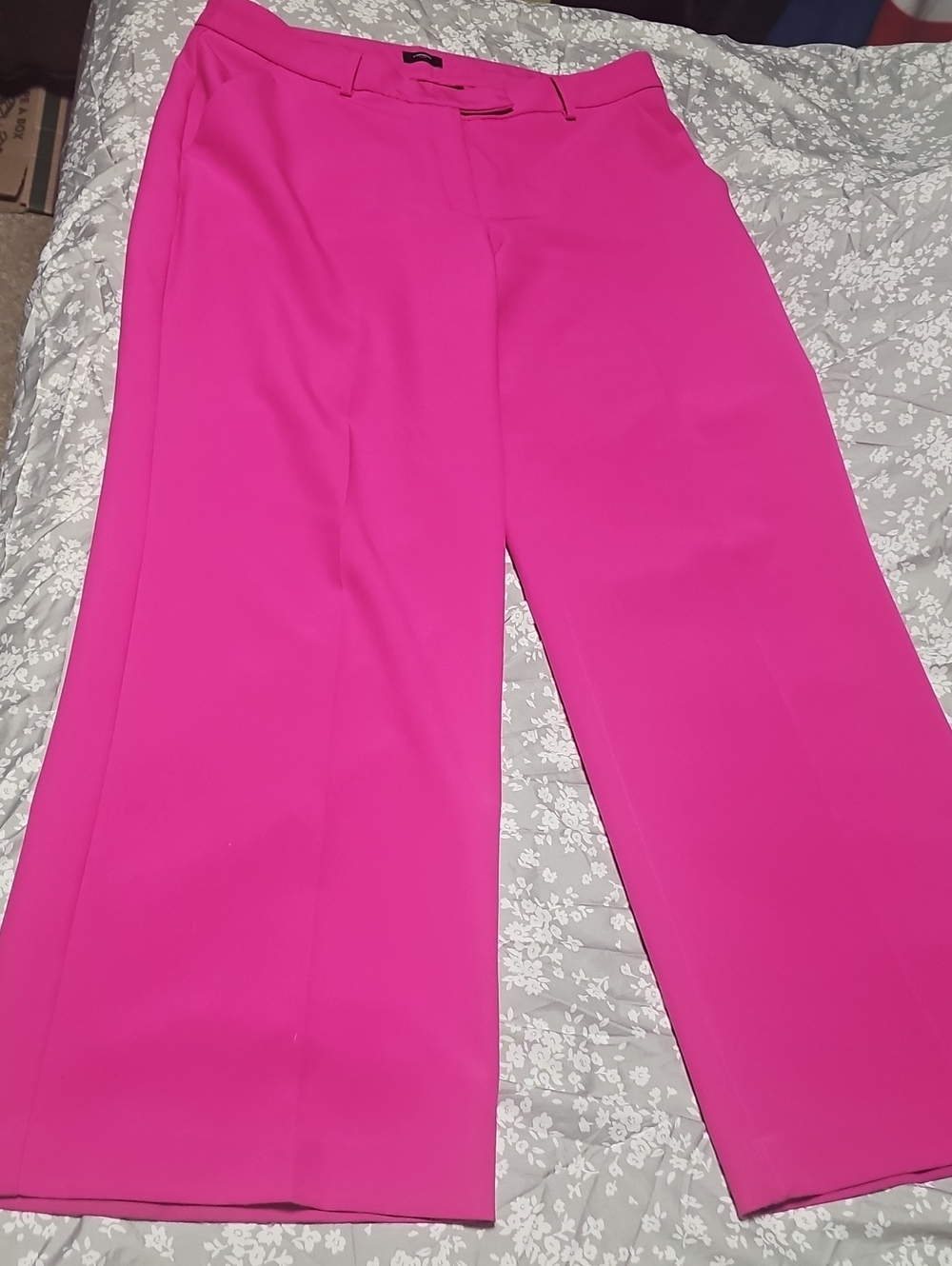 Express Wide-Leg Trousers in Bright Hot Pink